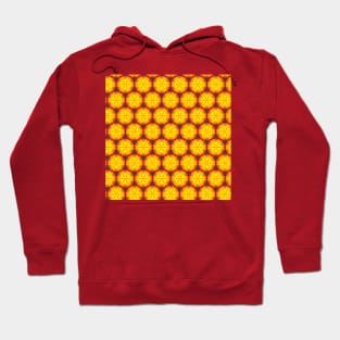 Honeycomb cells Moroccan arabic boho hippy tile pattern Hoodie